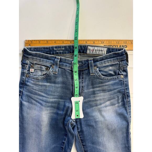 AG-ED Denim Adriano Goldschmied The Legging Ankle Skinny Jeans 25R - Picture 7 of 8